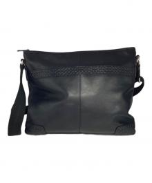 COACH（コーチ）の古着「GRAM LEATHER ZIP TOP CROSSBODY /グラム ジップトップ クロスボディ」｜ブラック