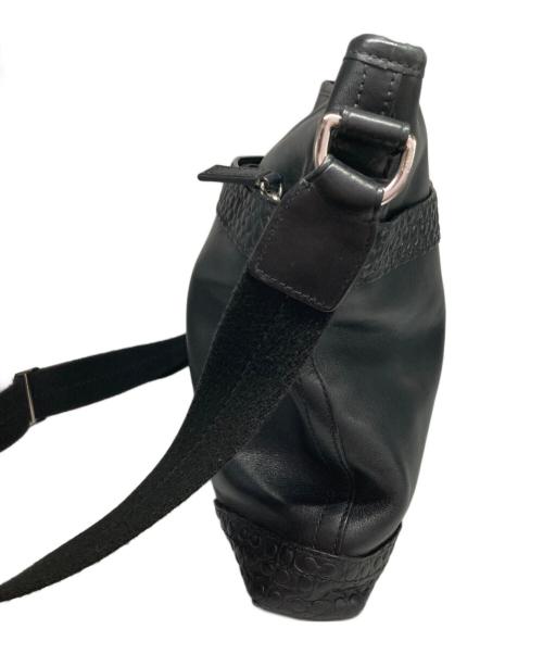 COACH（コーチ）COACH (コーチ) GRAM LEATHER ZIP TOP CROSSBODY /グラム ジップトップ クロスボディ ブラックの古着・服飾アイテム