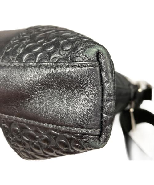 COACH（コーチ）COACH (コーチ) GRAM LEATHER ZIP TOP CROSSBODY /グラム ジップトップ クロスボディ ブラックの古着・服飾アイテム