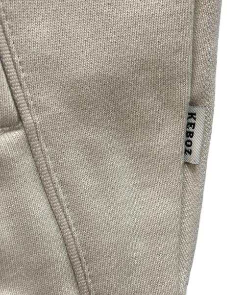 KEBOZ（ケボズ）KEBOZ (ケボズ) ハーフジップスウェット ベージュ サイズ:MEDIUMの古着・服飾アイテム