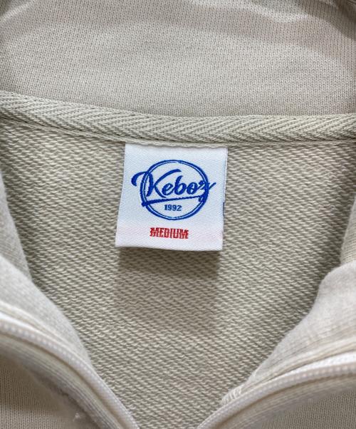 KEBOZ（ケボズ）KEBOZ (ケボズ) ハーフジップスウェット ベージュ サイズ:MEDIUMの古着・服飾アイテム