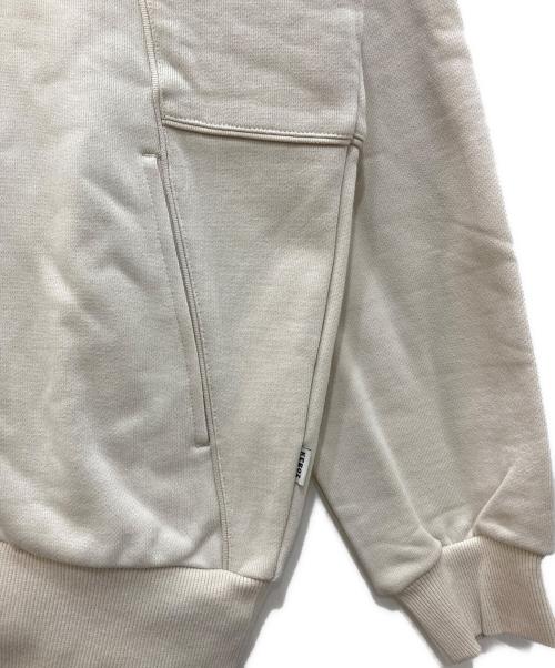 KEBOZ（ケボズ）KEBOZ (ケボズ) ハーフジップスウェット ベージュ サイズ:MEDIUMの古着・服飾アイテム