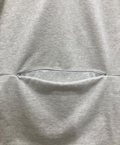 KEBOZ（ケボズ）KEBOZ (ケボズ) ハーフジップパーカー グレー サイズ:LARGEの古着・服飾アイテム