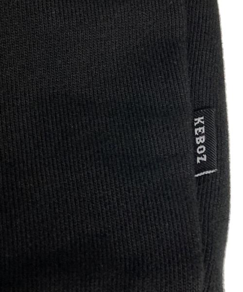 KEBOZ（ケボズ）KEBOZ (ケボズ) ロゴジップアップパーカー ブラック サイズ:Ｌの古着・服飾アイテム
