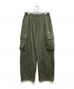 KEBOZケボズ）の古着「スウェットパンツ」｜カーキ