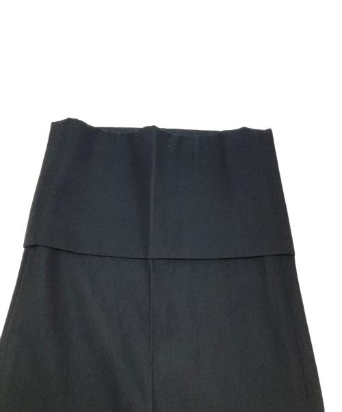 LE PHIL（ル フィル）LE PHIL (ル フィル) ヴィスコットンツイル パンツ ブラックの古着・服飾アイテム