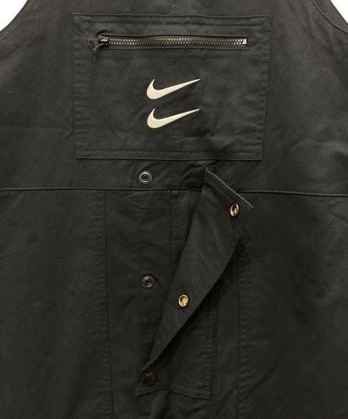 NIKE（ナイキ）NIKE (ナイキ) SWOOSH OVERALLS/スウッシュ オーバーオールズ ブラック サイズ:ＸＬの古着・服飾アイテム