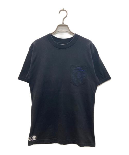 CHROME HEARTS（クロムハーツ）CHROME HEARTS (クロムハーツ) バックプリントロゴTシャツ ブラック サイズ:Mの古着・服飾アイテム