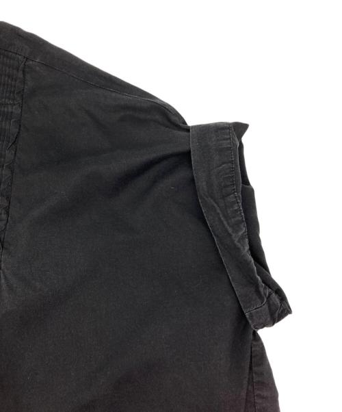 mizuiro-ind（ミズイロインド）mizuiro-ind (ミズイロインド) コットンピンタックワイドシャツ ブラック サイズ:FREEの古着・服飾アイテム