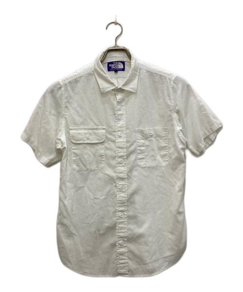 THE NORTHFACE PURPLELABEL（ザ・ノースフェイス パープルレーベル）THE NORTHFACE PURPLELABEL (ザ・ノースフェイス パープルレーベル) リネンシャツ ホワイト サイズ:Ｍの古着・服飾アイテム