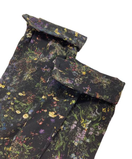 LAD MUSICIAN（ラッドミュージシャン）LAD MUSICIAN (ラッドミュージシャン) 花柄長袖シャツ ブラック サイズ:44の古着・服飾アイテム