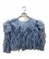 THE TOE (ザ・トゥー) Gardenia tulle frill tops/ガーデニア チュール フリル トップス ブルー サイズ:Free：13000円