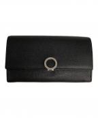 BVLGARIブルガリ）の古着「ロゴクリップウォレット」｜ブラック