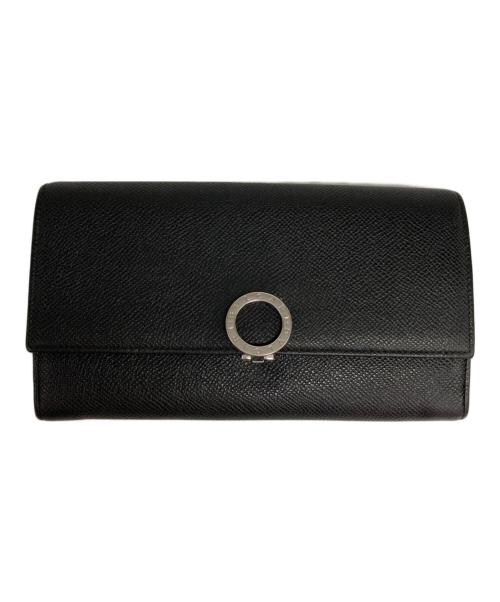 BVLGARI（ブルガリ）BVLGARI (ブルガリ) ロゴクリップウォレット ブラックの古着・服飾アイテム