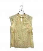 Pinky & Dianneピンキーアンドダイアン）の古着「カールマイヤーシアーブラウス」｜イエロー
