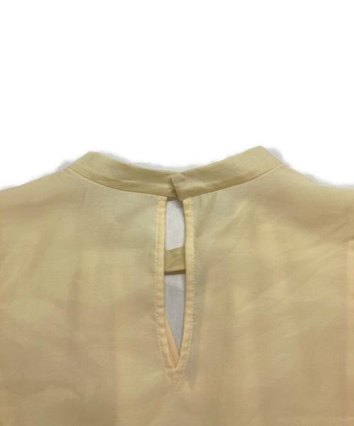 Pinky & Dianne（ピンキーアンドダイアン）Pinky & Dianne (ピンキーアンドダイアン) カールマイヤーシアーブラウス イエロー サイズ:38の古着・服飾アイテム