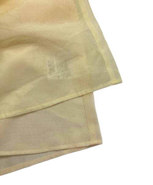 Pinky & Dianne（ピンキーアンドダイアン）Pinky & Dianne (ピンキーアンドダイアン) カールマイヤーシアーブラウス イエロー サイズ:38の古着・服飾アイテム