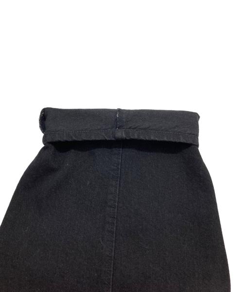 STEVEN ALAN（スティーブンアラン）STEVEN ALAN (スティーブンアラン) 12OZ DENIM WIDE TAPERED PANTS ブラック サイズ:Ｓ　の古着・服飾アイテム