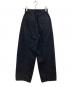 STEVEN ALAN (スティーブンアラン) 12OZ DENIM WIDE TAPERED PANTS ブラック サイズ:Ｓ　：5000円