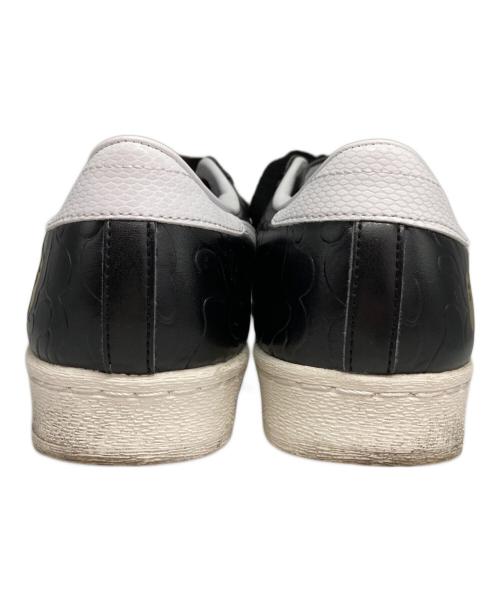 adidas（アディダス）adidas (アディダス) ATMOS (アトモス) A BATHING APE (ア ベイシング エイプ) Superstar Vintage/スーパースター ビンテージ ブラック サイズ:27.5㎝の古着・服飾アイテム