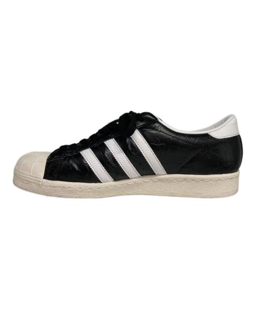adidas（アディダス）adidas (アディダス) ATMOS (アトモス) A BATHING APE (ア ベイシング エイプ) Superstar Vintage/スーパースター ビンテージ ブラック サイズ:27.5㎝の古着・服飾アイテム