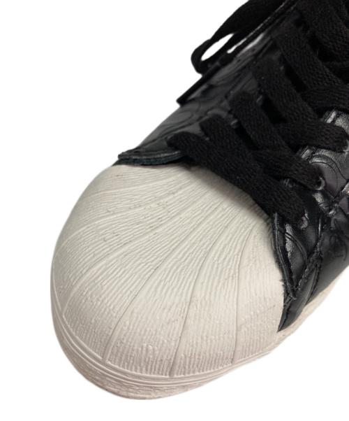 adidas（アディダス）adidas (アディダス) ATMOS (アトモス) A BATHING APE (ア ベイシング エイプ) Superstar Vintage/スーパースター ビンテージ ブラック サイズ:27.5㎝の古着・服飾アイテム