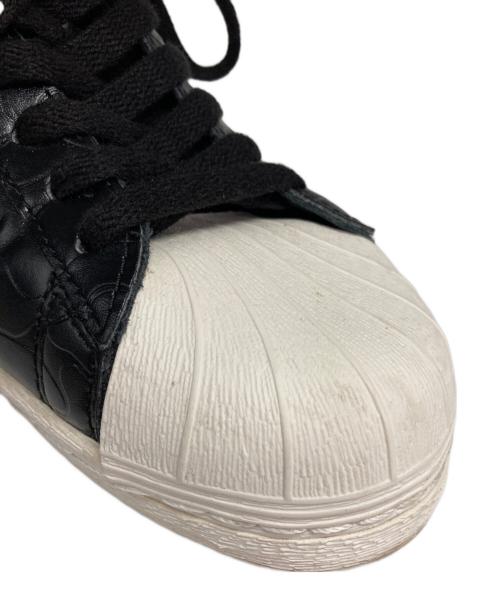 adidas（アディダス）adidas (アディダス) ATMOS (アトモス) A BATHING APE (ア ベイシング エイプ) Superstar Vintage/スーパースター ビンテージ ブラック サイズ:27.5㎝の古着・服飾アイテム