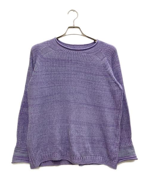 tamaki niime（タマキ ニイメ）tamaki niime (タマキ ニイメ) PO knit グゥドゥ パープル サイズ:1の古着・服飾アイテム