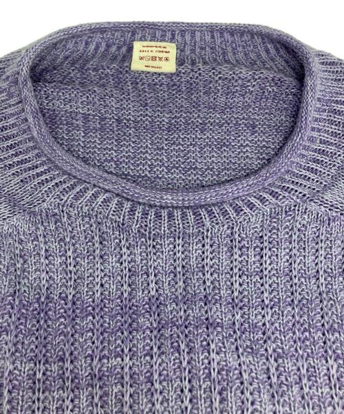 tamaki niime（タマキ ニイメ）tamaki niime (タマキ ニイメ) PO knit グゥドゥ パープル サイズ:1の古着・服飾アイテム