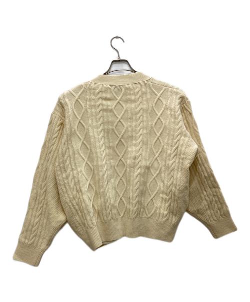 A.P.C.（アーペーセー）A.P.C. (アーペーセー) ケーブルカーディガン アイボリー サイズ:Ｓの古着・服飾アイテム