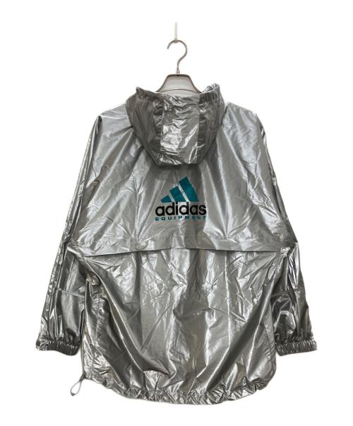 adidas（アディダス）adidas (アディダス) EQT MET WINDBREAKER/ウィンドブレーカー シルバーメタリック サイズ:2XL 未使用品の古着・服飾アイテム