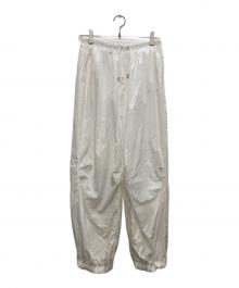 adidas（アディダス）の古着「プレミアム エッセンシャルズ ナイロン パラシュートパンツ」｜ホワイト