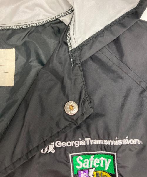 77circa（ナナナナサーカ）77circa (ナナナナサーカ) コーチジャケットリメイクフードコート ブラック サイズ:表記無の古着・服飾アイテム