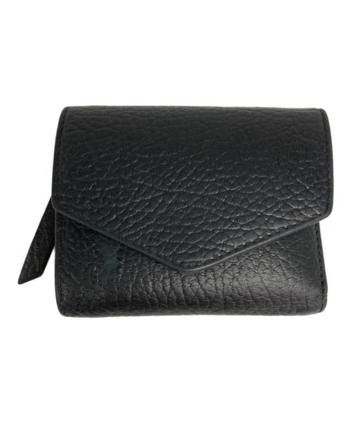Maison Margiela（メゾンマルジェラ）Maison Margiela (メゾンマルジェラ) 3つ折り財布 ブラックの古着・服飾アイテム