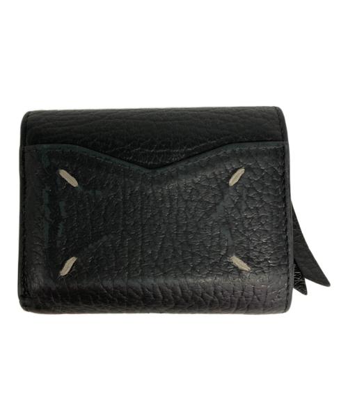 Maison Margiela（メゾンマルジェラ）Maison Margiela (メゾンマルジェラ) 3つ折り財布 ブラックの古着・服飾アイテム