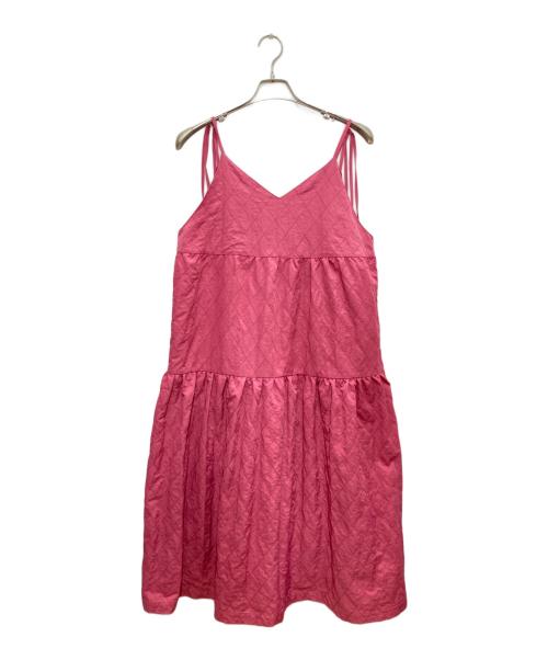 Sea Room lynn（シールームリン）Sea Room lynn (シールームリン) ナイロンキルティングバルーンワンピース ピンク サイズ:Ｍの古着・服飾アイテム