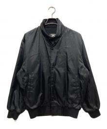 DESCENTE（デサント）の古着「スタンドカラージャケット/グランドコート」｜ブラック