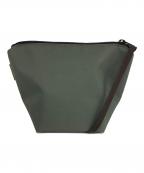 Herve Chapelierエルベシャプリエ）の古着「舟形ミニショルダーバッグ」｜グリーン