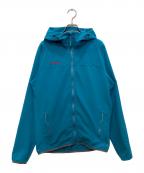 MAMMUTマムート）の古着「SOFtech Granite hooded Jacket/テック グラナイト フーディ ジャケット」｜ブルー