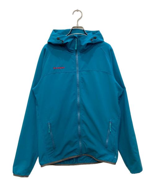 MAMMUT（マムート）MAMMUT (マムート) SOFtech Granite hooded Jacket/テック グラナイト フーディ ジャケット ブルー サイズ:ASIA Lの古着・服飾アイテム