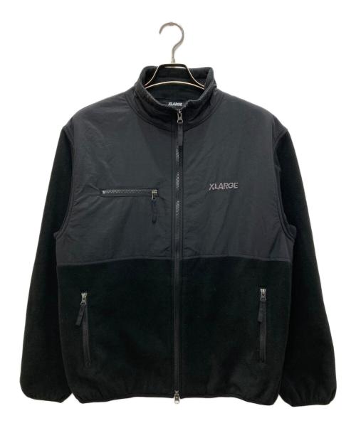 X-LARGE（エクストララージ）X-LARGE (エクストララージ) フリースジャケット ブラック サイズ:Ⅿの古着・服飾アイテム