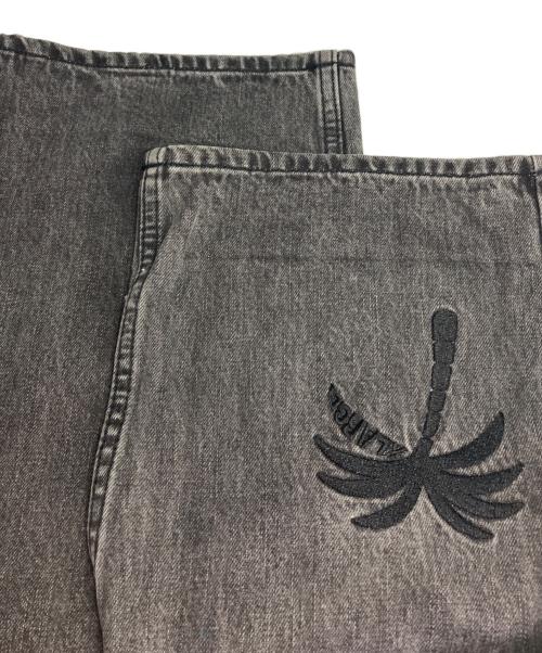 X-LARGE（エクストララージ）X-LARGE (エクストララージ) EMBROIDERY DENIM PANTS ブラック サイズ:36の古着・服飾アイテム