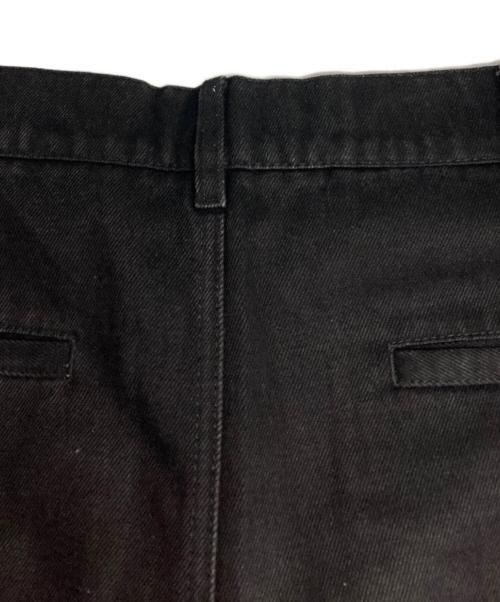 YARDSALE（ヤードセール）YARDSALE (ヤードセール) 切替デニムパンツ ブラック サイズ:Ｌの古着・服飾アイテム