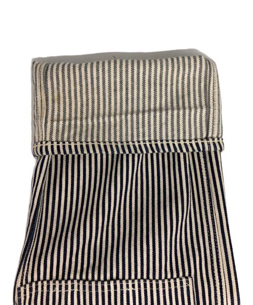 A BATHING APE（ア ベイシング エイプ）A BATHING APE (ア ベイシング エイプ) ペインターパンツ ホワイト×ブルー サイズ:Ｌの古着・服飾アイテム