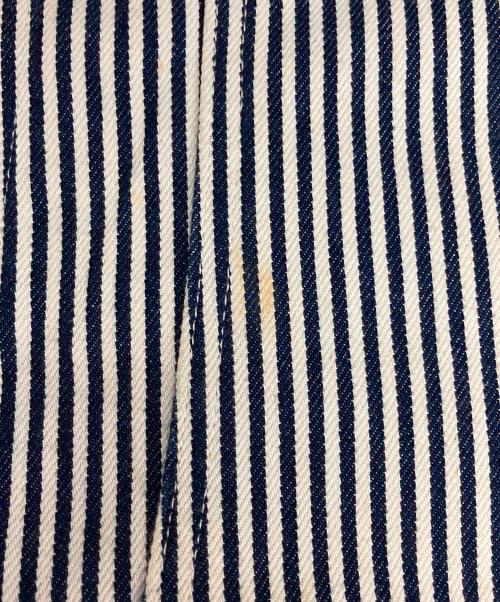 A BATHING APE（ア ベイシング エイプ）A BATHING APE (ア ベイシング エイプ) ペインターパンツ ホワイト×ブルー サイズ:Ｌの古着・服飾アイテム