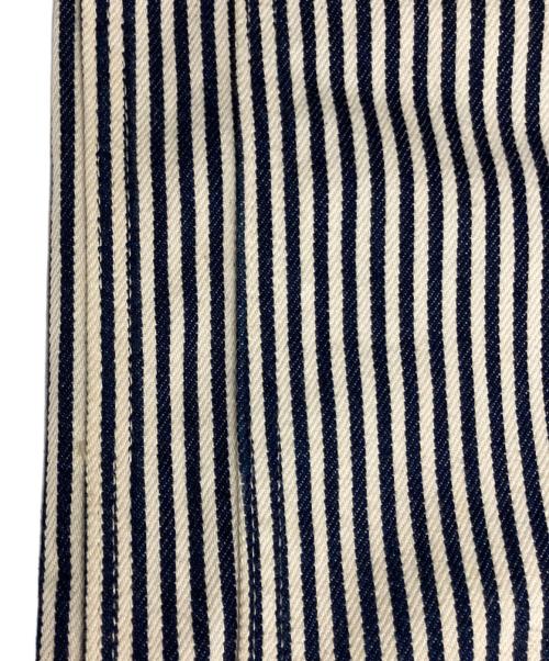 A BATHING APE（ア ベイシング エイプ）A BATHING APE (ア ベイシング エイプ) ペインターパンツ ホワイト×ブルー サイズ:Ｌの古着・服飾アイテム