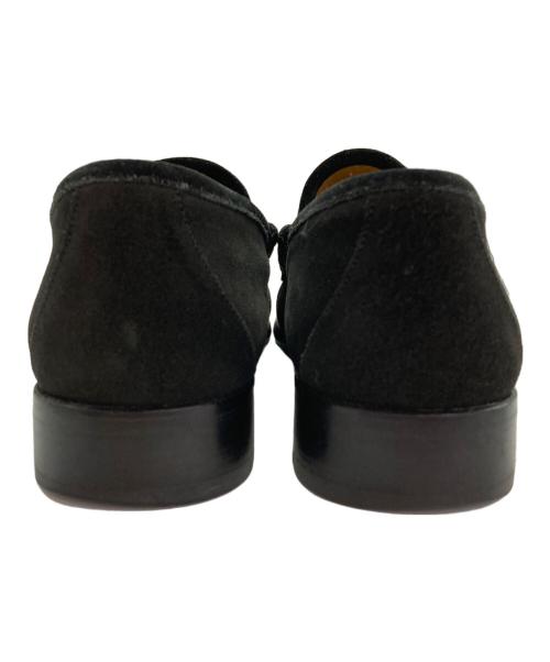 GUCCI（グッチ）GUCCI (グッチ) スエードローファー ブラック サイズ:42 1/2の古着・服飾アイテム