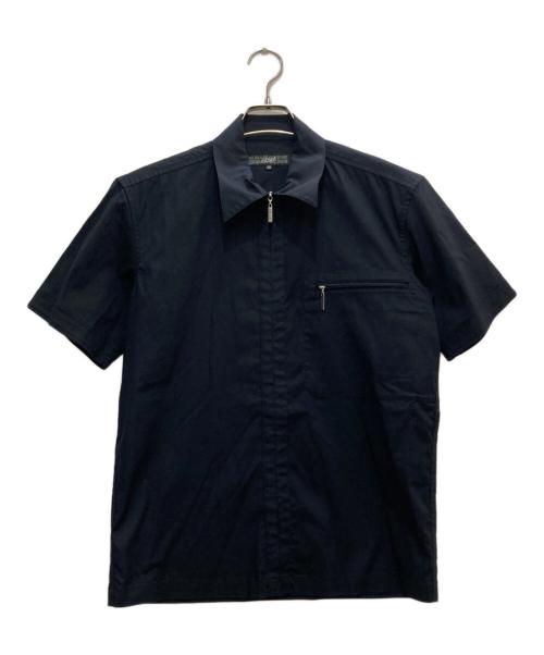 GAULTIER HOMME objet（ゴルチエオムオブジェ）GAULTIER HOMME objet (ゴルチエオムオブジェット) ジップシャツ ブラック サイズ:48の古着・服飾アイテム