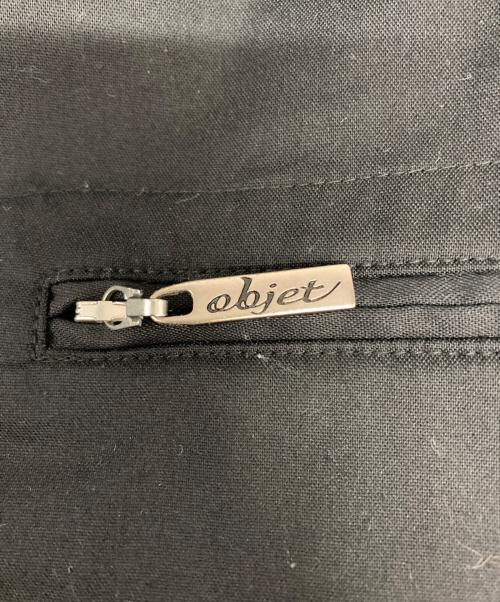 GAULTIER HOMME objet（ゴルチエオムオブジェ）GAULTIER HOMME objet (ゴルチエオムオブジェット) ジップシャツ ブラック サイズ:48の古着・服飾アイテム