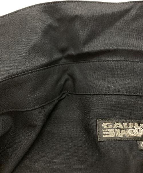 GAULTIER HOMME objet（ゴルチエオムオブジェ）GAULTIER HOMME objet (ゴルチエオムオブジェット) ジップシャツ ブラック サイズ:48の古着・服飾アイテム